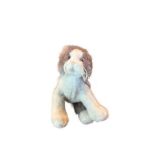 Ganz Webkinz‎ Lil' Kinz Grey & White Cat Kitty Plush Stuff Animal Toy 6" No Code